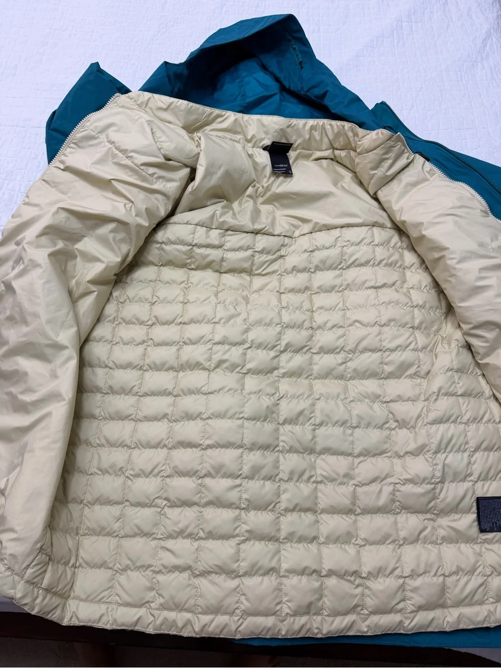 The North Face ThermoBall Eco Hooded Jacket Mens XL Blue Waterproof